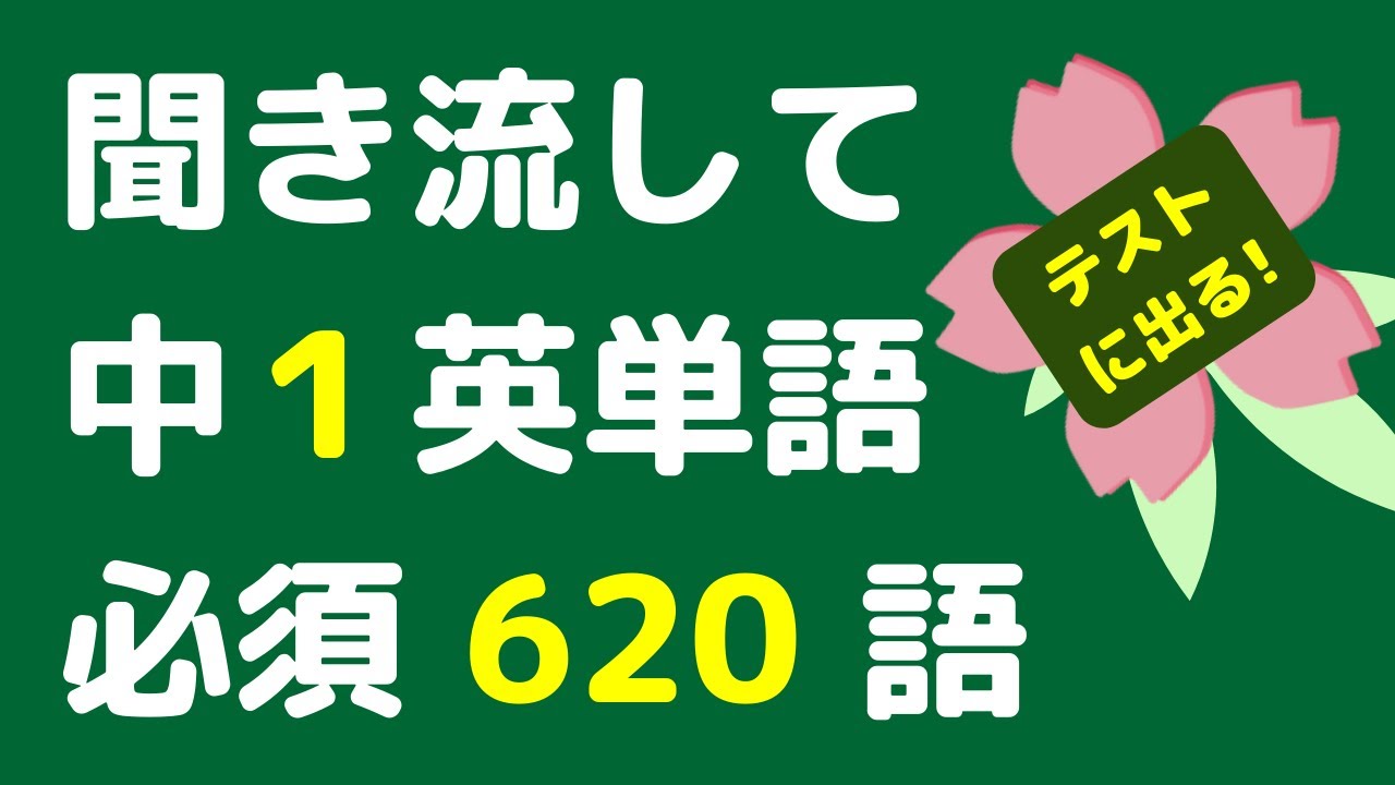 中学生1年・2年・3年英単語